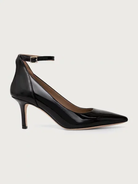 BOSS pantofi cu stiletto din piele Miah negru