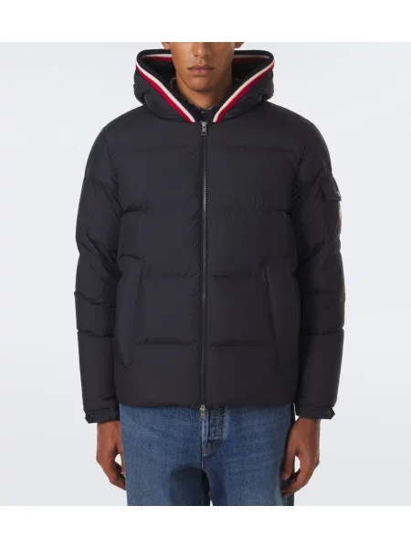 Páperová bunda Moncler modrá
