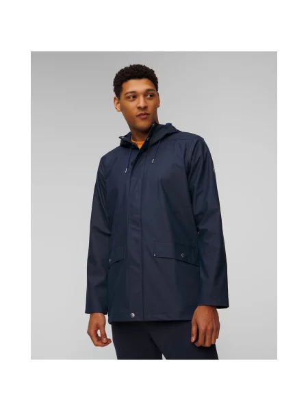 Granatowy Płaszcz Helly Hansen Moss Rain Coat niebieski