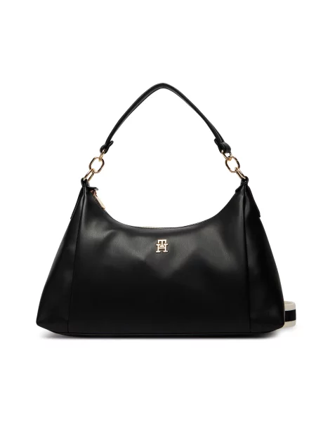 Tommy Hilfiger Geantă pe umăr TH ESSENTIAL negru