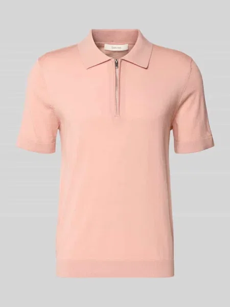 Koszulka polo o kroju regular fit z czystej wełny model ‘TRAY’ Selected Homme