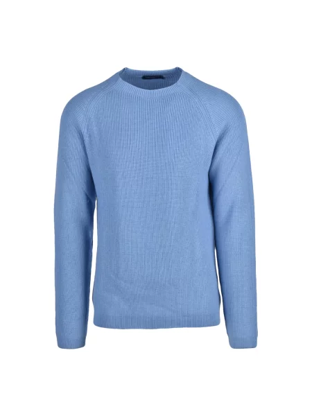 Sweter Daniele Fiesoli wełniany niebieski