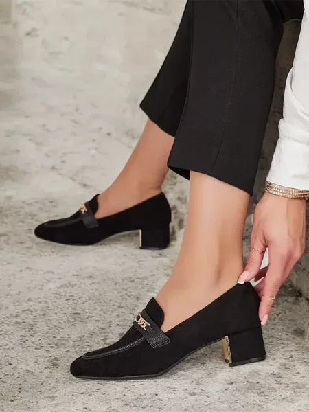 Mocasini Resti negru