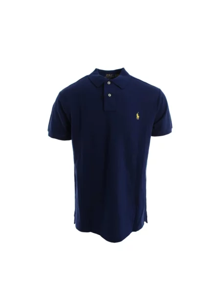 Krótka koszulka polo Polo Ralph Lauren z krótkim rękawem niebieska