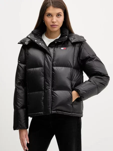 Tommy Jeans kurtka puchowa zimowa czarny