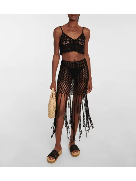 Cropp top Anna Kosturova negru