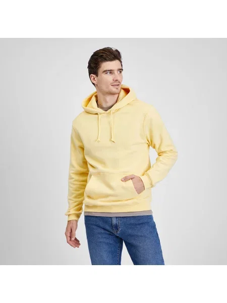 Bluza z kapturem Gap z kapturem retro żółta