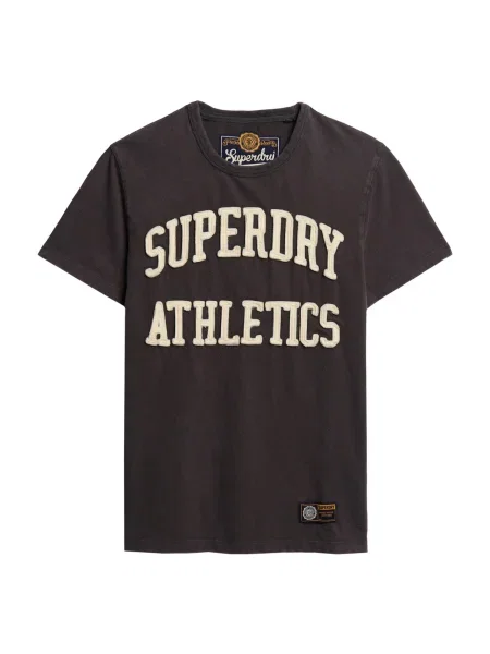 Superdry & Co Póló sötét / pasztellsárga barna