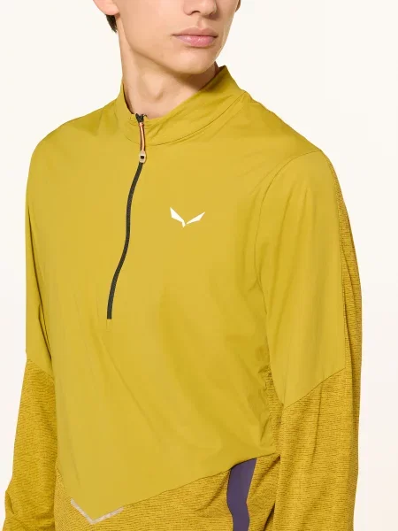 Salewa Bunda Midlayer Pedroc Dry Wind tmavě žlutá
