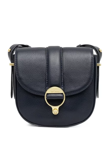 Geanta crossbody Barbour din piele albastru