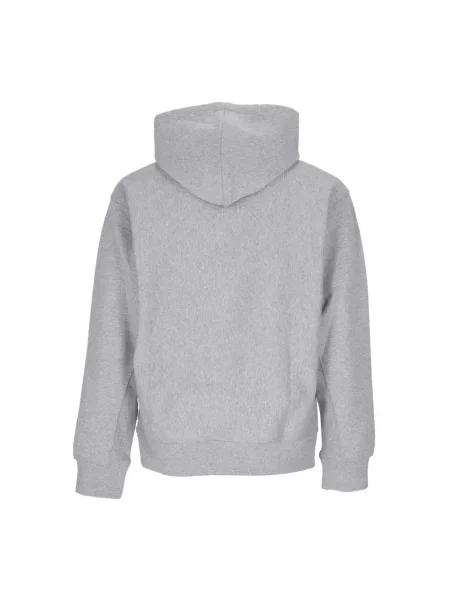 Carhartt WIP Hooded American Script Sweat Grey Heather Mężczyźni Bluzy i bluzy z kapturem Carhartt WIP Size: M szary