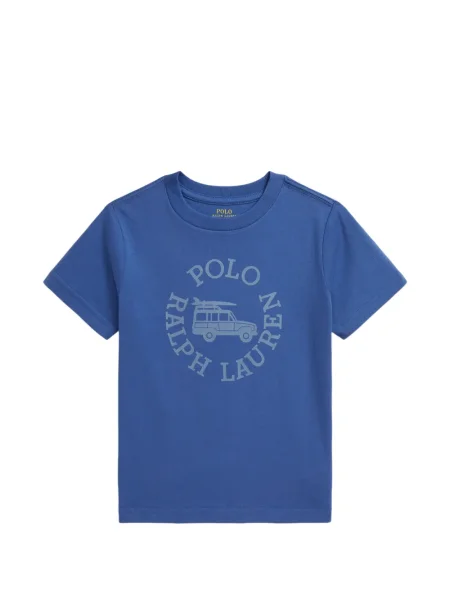 Koszulka polo dziecięca Polo Ralph Lauren niebieska