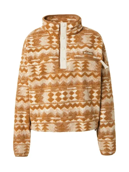 COLUMBIA Pulovere sport Helvetia™ II / maro pueblo / maro deschis bej