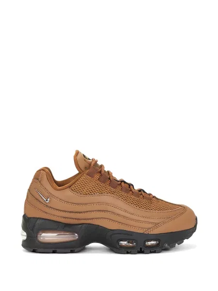 Sneakerși Nike Air Max cu funde maro