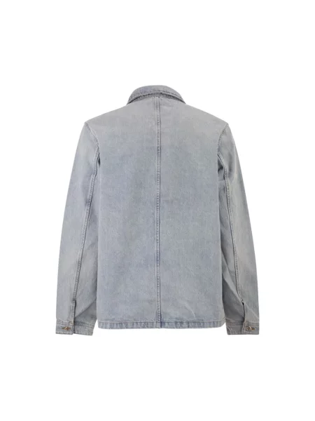 Kurtka jeansowa A.p.c. niebieska
