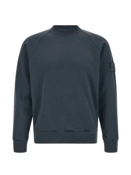 Hanorac Stone Island cu strasuri albastru