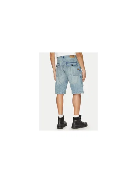 G-Star Raw Jeans kratke hlače Bend 3D Cargo Svetlo Relaxed Fit modra