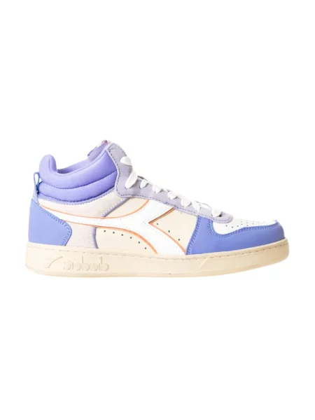 Sneakersy Diadora skórzane fioletowe