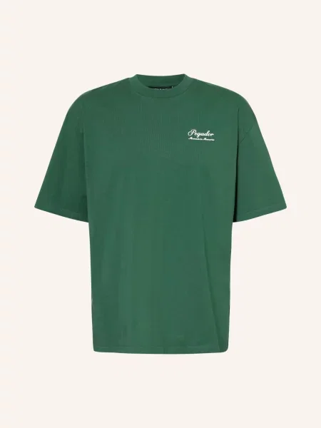 Pegador Oversized Tričko Morcote zelená bílá