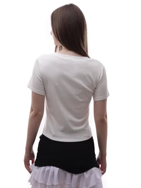 Футболка LUMO віскоза/поліестер білий