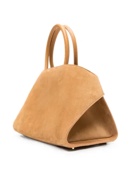 Bőr shopper táska Ferragamo autogrammal