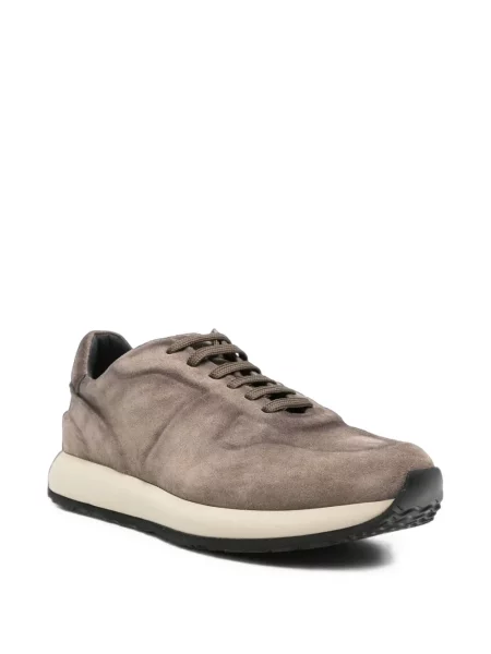 Fűzős szarvasbőr sneaker Officine Creative barna