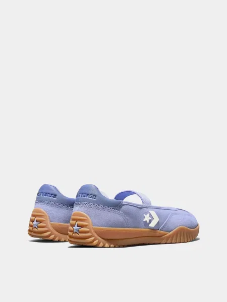 Замшеві Балетки CONVERSE RUN STAR TRAINER BALLET FLAT фіолетовий
