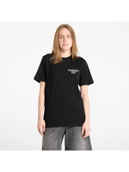 Tricou Carhartt WIP Short Sleeve Alumni T-Shirt UNISEX Black S negru