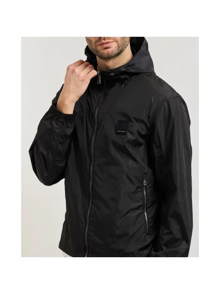 Armani Exchange Kurtki Mężczyzna L Kurtka z kapturem czarny