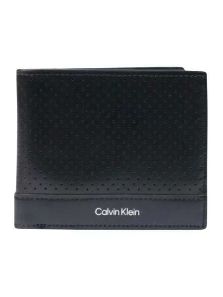 Portfel Calvin Klein skórzany czarny