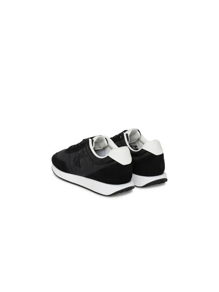Calvin Klein Sneakersy Retro Runner Lace Up Mg čierna