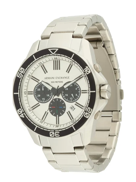 Analogna ura Armani Exchange srebrna