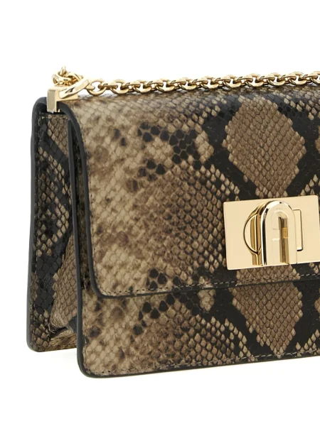 Geantă Furla cu imagine maro