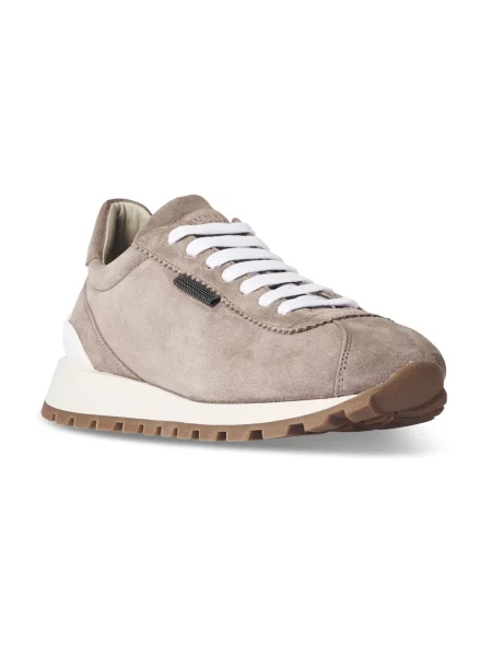 Sneakersy Brunello Cucinelli beżowe