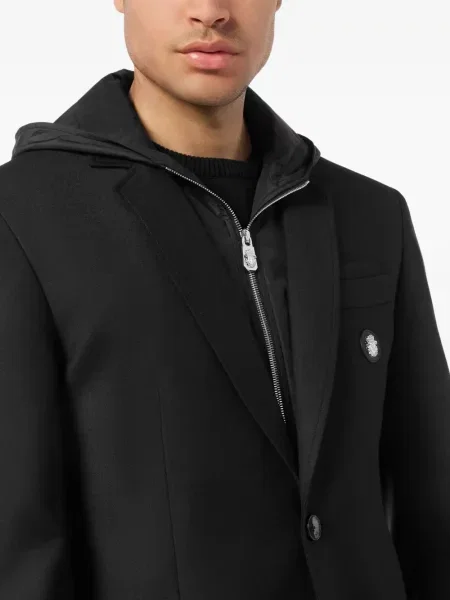 Sacou Billionaire cu glugă negru