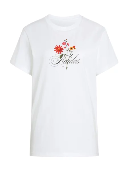 ADIDAS SPORTSWEAR Tricou funcțional FLORAL galben / roșu / negru alb