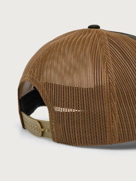 Columbia czapka z daszkiem trucker z bawełną zielona