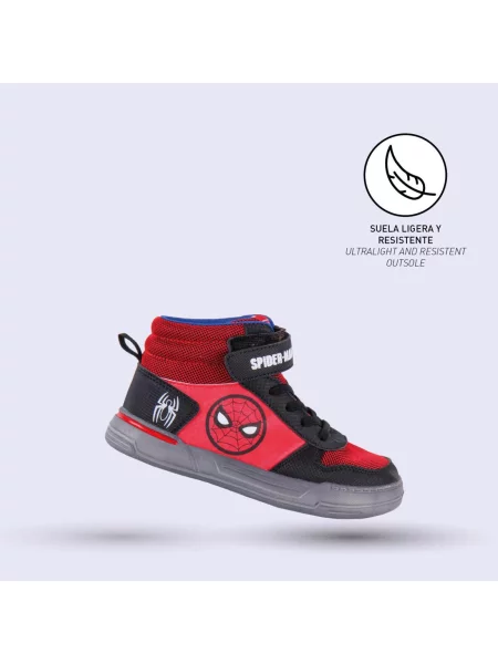 Teniși copii Spiderman gri