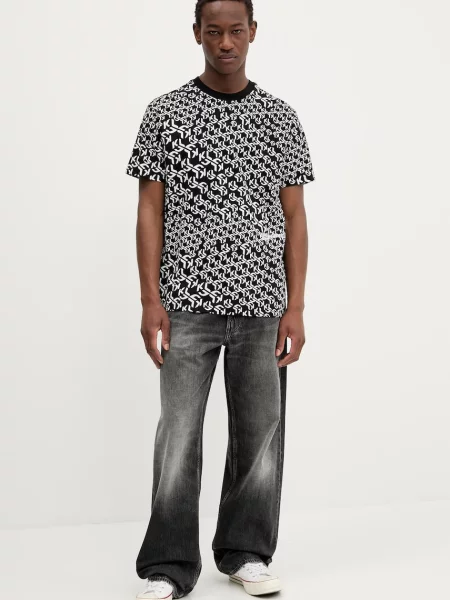Kratka majica Karl Lagerfeld Jeans črna