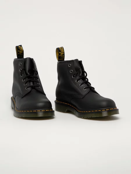 Dr. Martens Kožené členkové topánky čierna