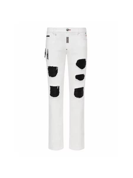 Jeansy Philipp Plein białe