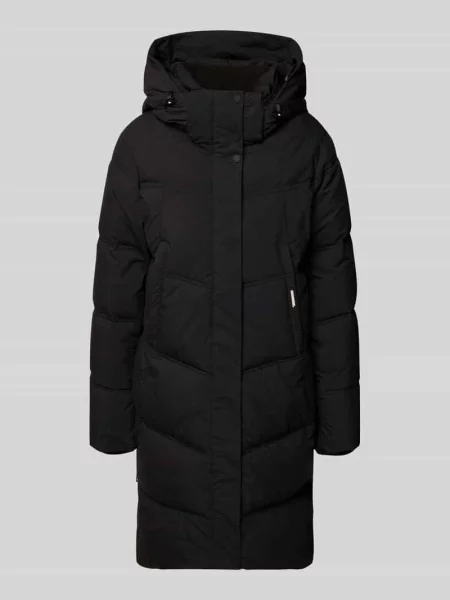 Kurtka puchowa z kapturem model Graya' Khujo czarna