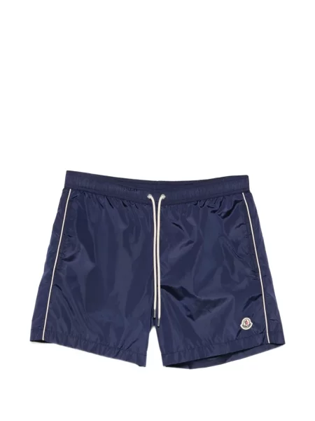 Slip de baie Moncler cu cordon albastru