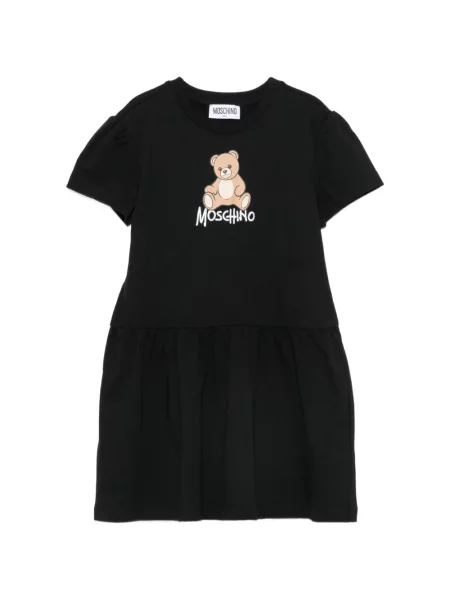 Sukienka dziecięca Moschino czarna