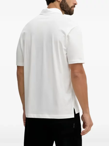 Pólóing Armani Exchange autogrammal fehér