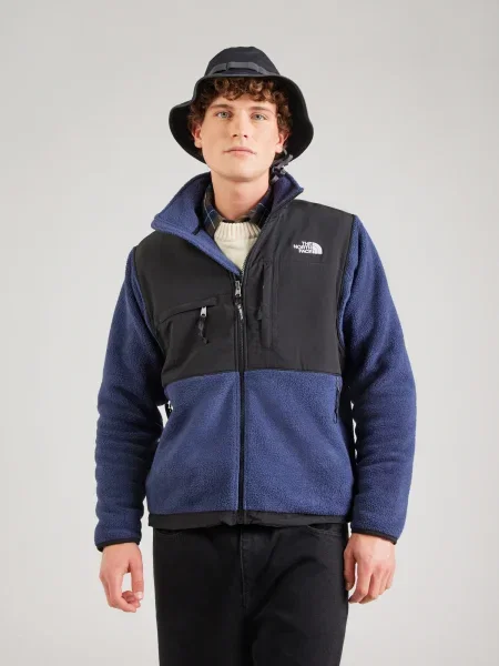 THE NORTH FACE Megztinis be užsegimo RETRO DENALI tamsiai mėlyna juoda