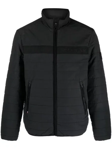 Geacă Tommy Hilfiger cu broderie negru