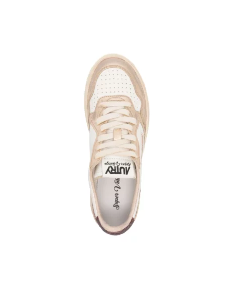 Sneakersy Autry skórzane beżowe