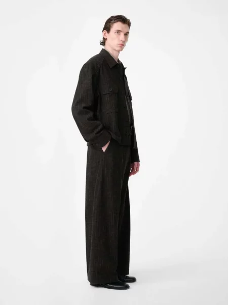 Pantaloni Studio Nicholson verde