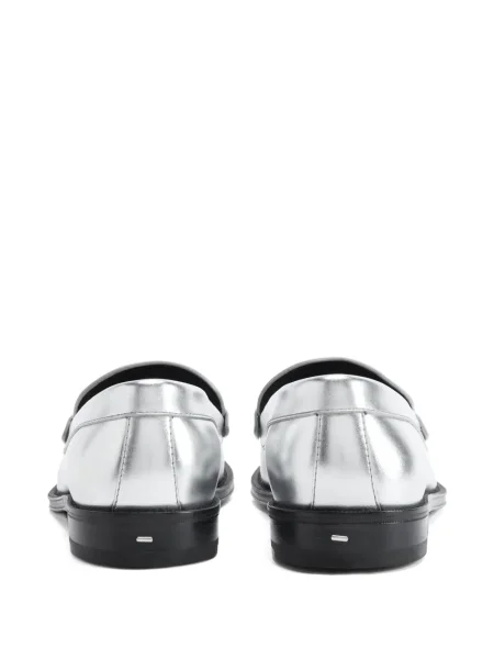 Pantofi loafer Giuseppe Zanotti argintiu